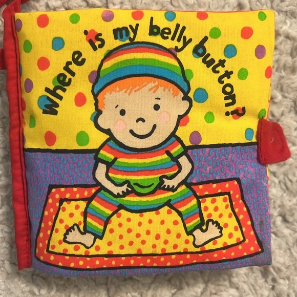 Jellycat “Where Is My Belly Button” Soft Baby Book NWOT - Picture 5 of 6